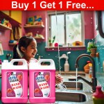 PISHARNATH Hand Wash Liquid pink 10Liter Skin- Friendly I Baby & Pet safe I Vegan I Phosphate & Sulphate Free I Non-toxic