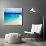 Love Creation A4 Size poster print for creative wall art- ocean-breeze-digital-watercolor-wall-art-print-6328(Non Sticker)
