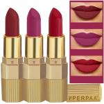 Perpaa Matte Magenta, Matte Apple Red, Matte Maroon Lipstick (Pack Of 3)