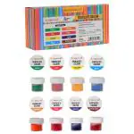 Colourmist Edible Chocolate Powder Colour Assorted 1.5g each, Pack of 8 Colours (Green, Orange, Red, Pink, Yellow, Violet, Blue, Burgundy) - BV 3004