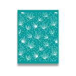 Yellowcult Diy Self-Adhesive Reusable Silk Screen Printing Stencil For Art & Craft, Lily Pattern For Diy Home Decor, Clay, Fabric, Ceramic, Wood, Tote