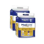 MediSORB Adult Diaper Pants | ExtraLarge (XL) |Waist 147-172 cm (58-68 inches) |High Absorbency 15 Hrs |Rash-Free |Leakproof |Breathable |Odourless |Elastic Waist |Men & Women | 20 Units, Pack of 2