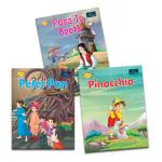 BOOKFORD Fairy Tales For Kids (Set Of 3) - Puss In Boots, Peter Pan & Pinocchio BookFord Publications