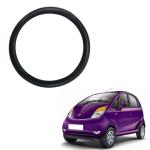 Enexoya Black Premium Leather Stichable Steering Cover for Tata Nano