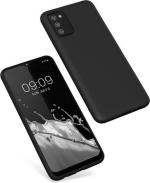 MOZETTE Back Cover for Samsung Galaxy A03S (Black, Dual Protection, Silicon, Pack of 1)