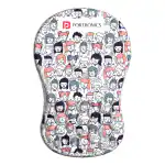 Portronics Comfipad Wrist Rest Mouse Pad with Soft Foam Cushion, Ergonomic Design, Wrist Support, Pain Relief, Non-Slip Base, Mousepad for Gaming, Laptop, PC, Computer(White)