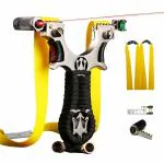 Marksman Trident Stainless Steel Slingshot Catapult Outdoor Sports Toys (STR Trident 8.4CM)