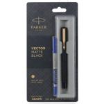 Parker Vector Matte Black GT Roller Ball