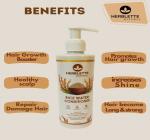 HERBLETTE Natural Rice Water Rice Water Conditioner with Keratin for Damage Repair Strong Hair-B9