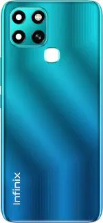 PURPLESAVVY Light Sea Green Plastic Side Volume And Power Buttons Back Panel For Infinix Smart 6 X6511