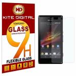 Kite Digital Sony Xperia M Premium Tempered Glass Screen Protector Slim 9H Hardness 2.5D