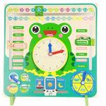 Smartcraft Calendar Educational Clock Toy for Kids Learning (Frog Stand)