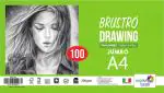 Brustro White Artists Drawing Paper 200GSM Jumbo - A4 (100 Sheets)