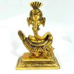 Etsibitsi Golden Metal Pagdi Ganesha