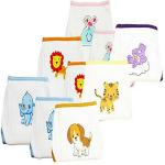 Softcare Boys and Girls White Printed Cotton Pack of 9 Diapers