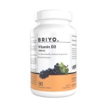 Briyo Vitamin D3 2000 IU - 90 chewable tablets (Natural grape fllavor) Incomplete