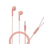 Hitage EB-13 Stereo Color Bass Series Earphone Wired Headset  (Pink, In the Ear)