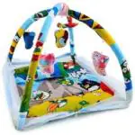Babique Angry Birds Cotton Infants Baby Play Gym with Mosquito Net (0-11 M)