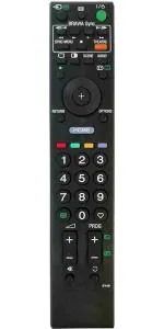 NixGlobal RM-GA015 Universal Remote Compatible with SONY SMART LED LCD TV Remote Controller (Black)