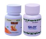 1 KEVA GILOY IMMUNE BOOSTER (AYURVEDIC, PACK OF 100 TABLETS) + 1 KEVA SHILAJIT (AYURVEDIC, PACK OF 60 CAPSULES)
