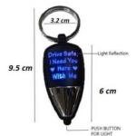 StealODeal Black Led Light Blinking Drive Safe I Need You Here With Me Key Chain
