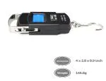 ShopiMoz Electronic Portable Hook Type Digital LED Screen Luggage Weighing Scale (Black, 50 kg/110 Lb)