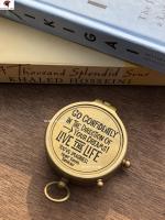 MEDIEVAL EPIC Thoreau Pocket Compass :- Vintage Gift
