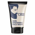 Qraa Men Vitamin C Skin Whitening Face Wash for Men with Yogurt and Oatmeal, 100 g
