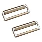 Rawk Aluminum 3-Inch Drawer Pull Handle Square Design | Satin CP Finish | Pack of 2 | Fancy Aluminum Cabinet and Bed Storage Box Handles with Screws (Satin C.P Finish, 3-Inch, Pack of 2)