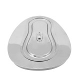 Nagaich Stainless Steel Bed Pan Seamless With Cover for Female Hospital, Home Use