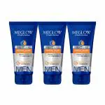 Meglow Men's Paraben-Free Instant Glow Face Wash with SPF-15, with Brightening Essence Technology (Combo Pack of 3, 70g each)