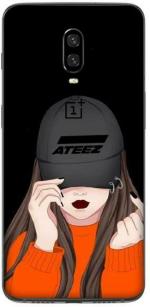 aadia One Plus 6T Matte Vinyl Ateez Printed Mobile Skin Sticker with Scratch Resistant Lamination