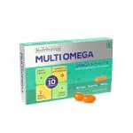 JUBILANT Nutrihance Multiomega 100% Vegan Omega Softgel | Omega 3-5-6-7-9 Vitamin D3 (10 Capsules)