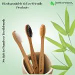 DWEEP INDIA Organic Bamboo Toothbrush 3N