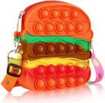 QBLYN Multicolor Silicone Burger Pop It Bag (QBLYN)