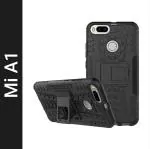 KWINE CASE Mi A1 Space Black Rubber, Plastic Back Cover