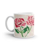 Rish Floral Printed Multicolor Ceramic Coffee Mug, 350 Ml