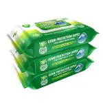 Glider Multipurpose Skin and Surface Wipes with Flip-top (Pack of 3 (216 Wipes))