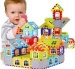pulsbery Non-Toxic House Building Blocks Toy Set for 3-8 Years Old Kids Boys & Girls