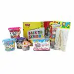 Rabbit Back to School Starter Kit, Kiddy Crystal Slime Pack of 6, Kid Doh Fruit Scented, Kid Doh Neon, Kid Doh Glitter, Starter Canvas Kit 6, Play Sand 100g