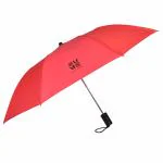 EUME Leatrix 21 Inch 2 Fold Auto-Open Umbrella (Red)