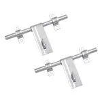 Rawk Modern Flat aldrop, Door Aldrop, Fancy Aldrop, Door Aldrop, Aldrop for Door, Door Fittings Kit, Door Accessories with Fitting Hardware & Screws (Material-Stainless steel, 12 inch-16mm, Pack of - 2)