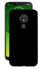 Shagya Motorola Moto G7 Power Black Silicone Back Cover Case