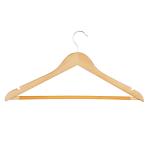 ROCKFIELD Honey-Can-Do HNG-01334 Wood Hangers with Non-slip PVC, 24-Pack, Maple