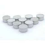 Ein Sof Tea Light Candles 100% Pure Wax, Unscented, Pack of 100, Guaranteed 9 Hours Burning time, White Unscented Tea Light Candles