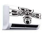 Qth LINE ART DESIGN AC STICKER SUITABLE FOR ALL TYPE OF AC QTH-AC-1002