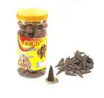 S K D Sandalwood Chandan Dry Dhoop Fregnance Incense Cones, 200 Gram