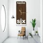 LEAX Wooden Hanging Numerical & Roman Analog Wall Clock Without Glass for Home Wall Clock | Watch for Living Room | Latest Wall Clock for Living Room | Wall- Clock(Brown-15-(30X30))