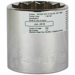 Stanley 1-86-192 Chrome Vanadium Steel Twelve Point Standard Socket 34 mm