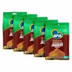 STAR 555 Natural Sugarcane Dry Jaggery/Gur Powder | 100% Pure Jaggery - ( Pack of 5 x 1 Kg )